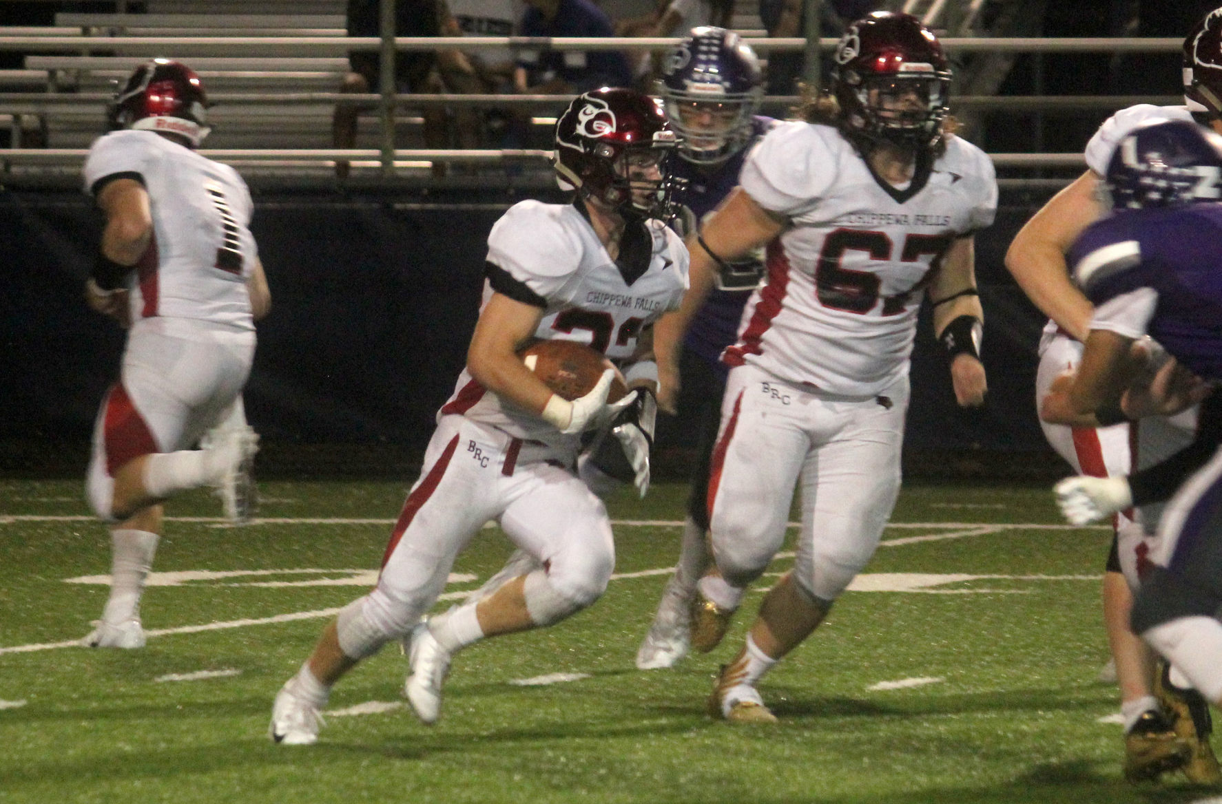 Chi-Hi football at Eau Claire Memorial 9-14-18
